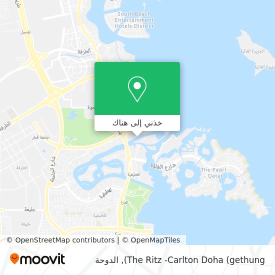 خريطة The Ritz -Carlton Doha (gethung)