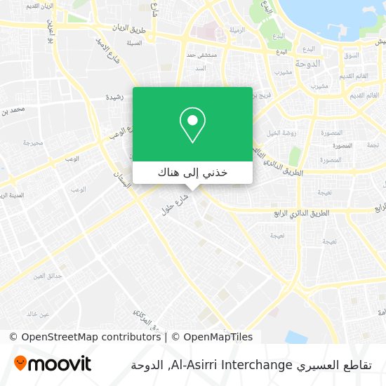 خريطة تقاطع العسيري  Al-Asirri Interchange