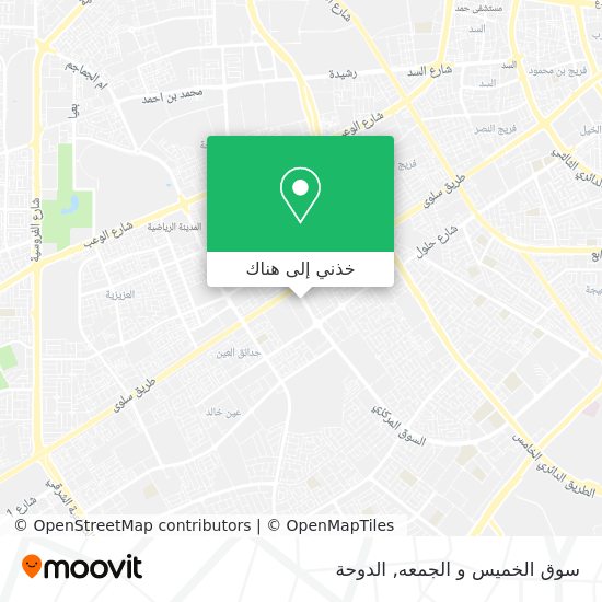 خريطة سوق الخميس و الجمعه