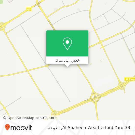 خريطة Al-Shaheen Weatherford Yard 38