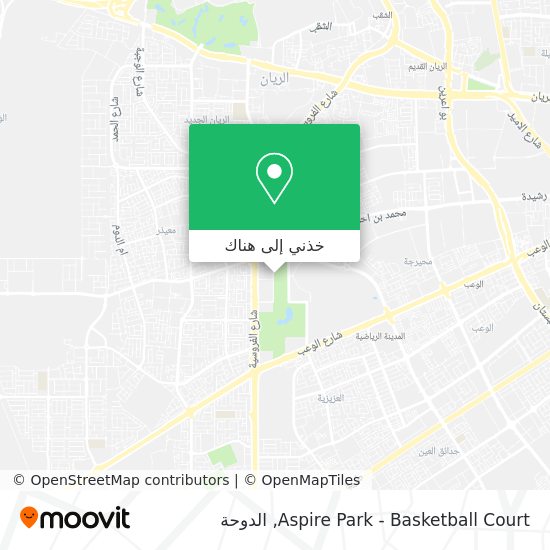 خريطة Aspire Park - Basketball Court