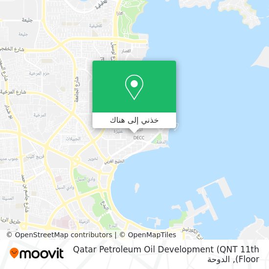 خريطة Qatar Petroleum Oil Development (QNT 11th Floor)
