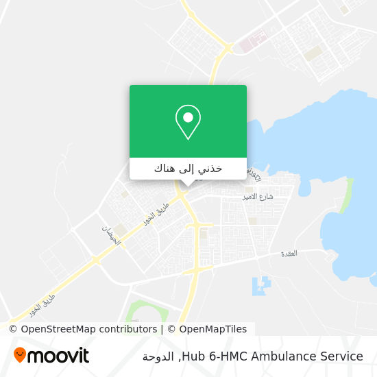 خريطة Hub 6-HMC Ambulance Service