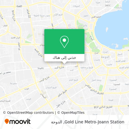 خريطة Gold Line Metro-Joann Station