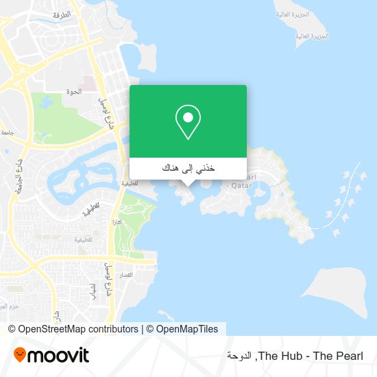 خريطة The Hub - The Pearl