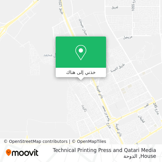 خريطة Technical Printing Press and Qatari Media House