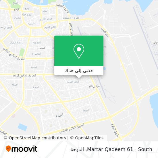 خريطة Martar Qadeem 61 - South
