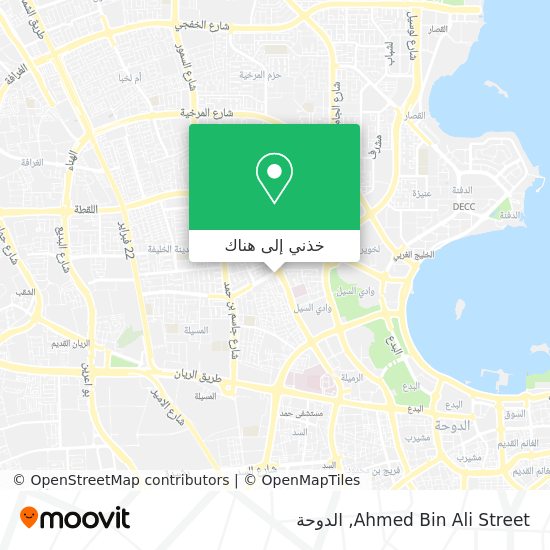 خريطة Ahmed Bin Ali Street