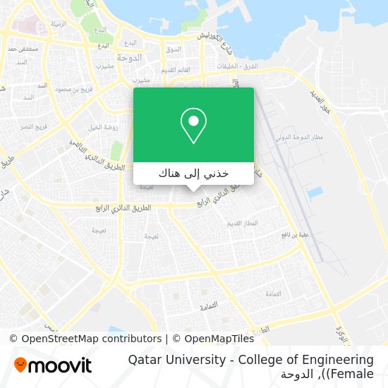 خريطة Qatar University - College of Engineering (Female)
