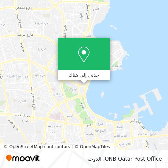 خريطة QNB Qatar Post Office
