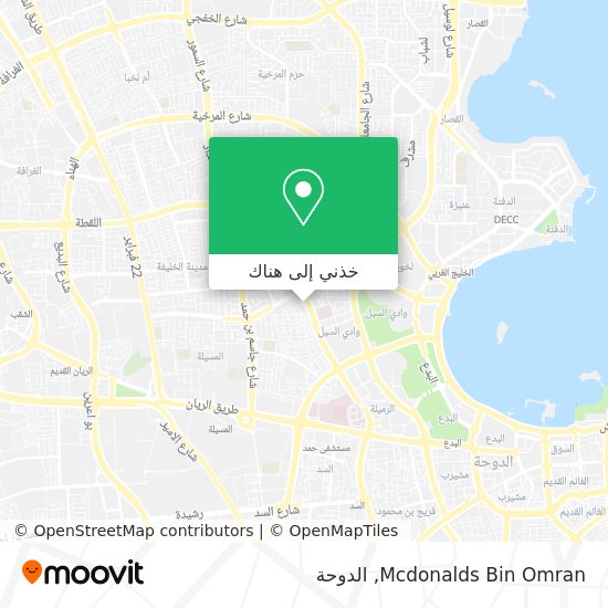 خريطة Mcdonalds Bin Omran