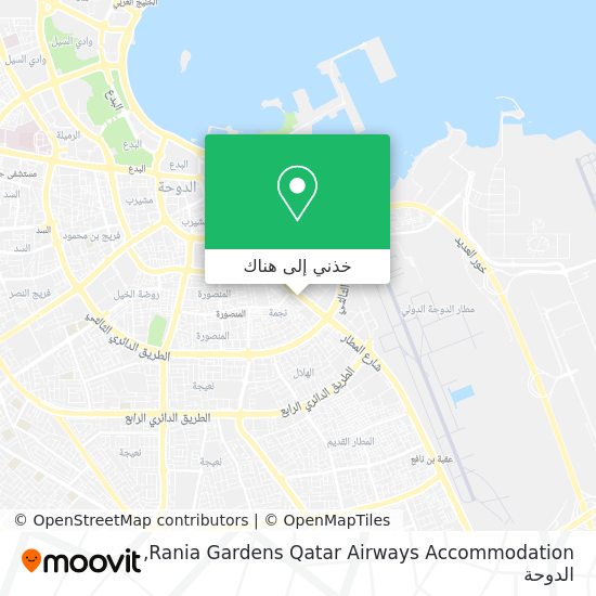 خريطة Rania Gardens Qatar Airways Accommodation