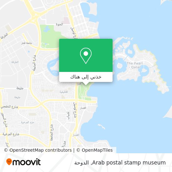 خريطة Arab postal stamp museum