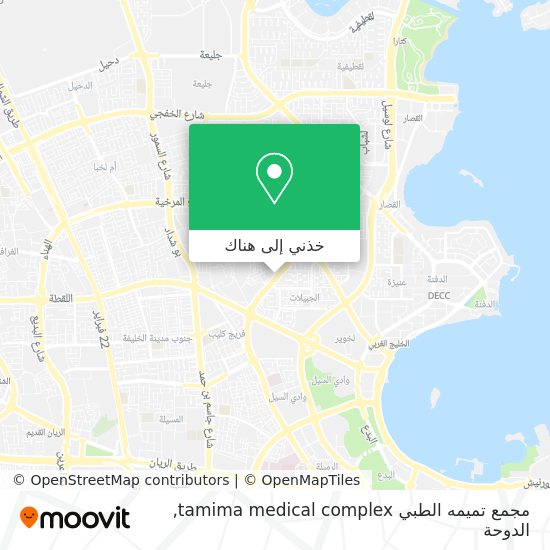 خريطة مجمع تميمه الطبي tamima medical complex