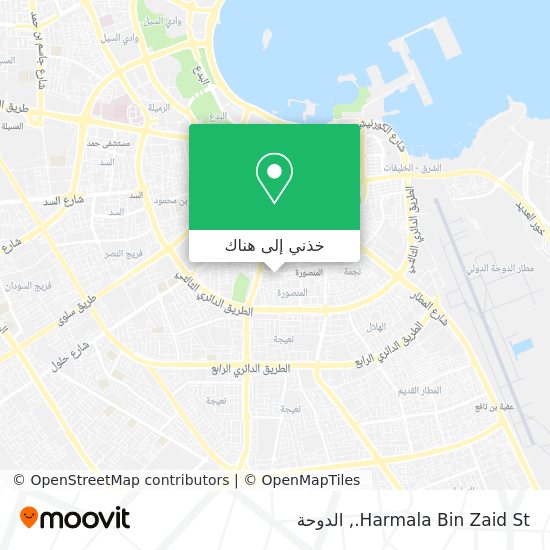 خريطة Harmala Bin Zaid St.