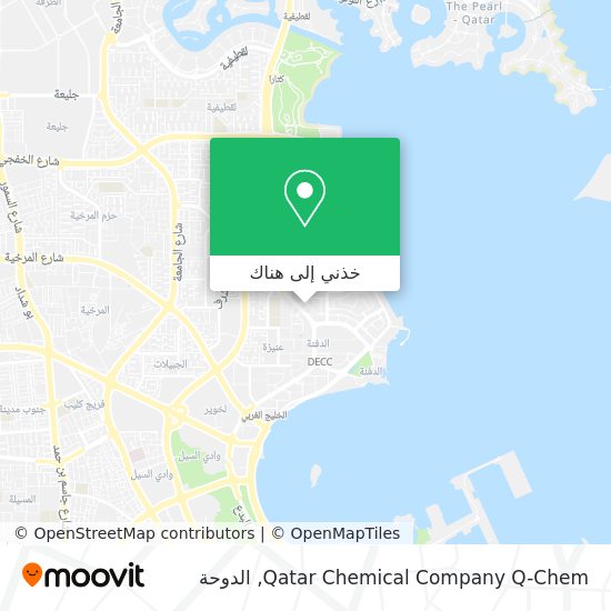 خريطة Qatar Chemical Company Q-Chem