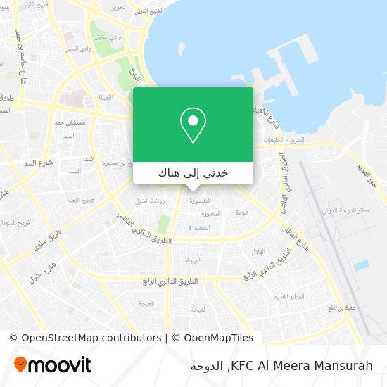 خريطة KFC Al Meera Mansurah