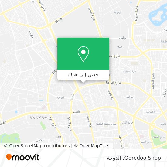 خريطة Ooredoo Shop