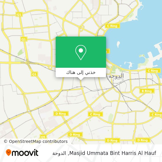 خريطة Masjid Ummata Bint Harris Al Hauf