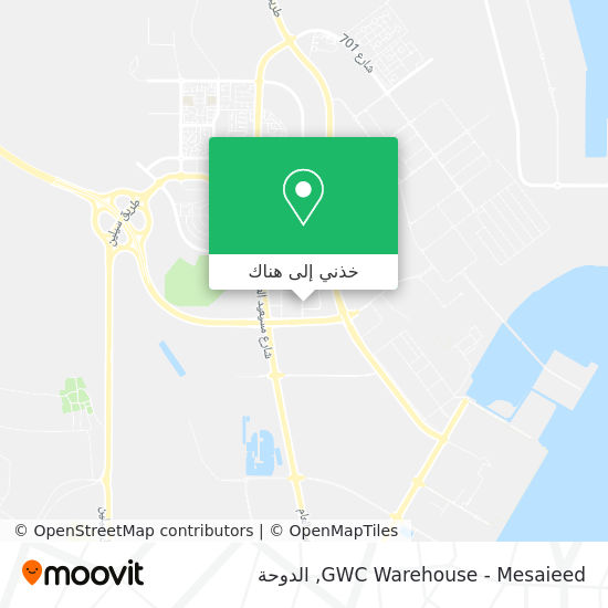 خريطة GWC Warehouse - Mesaieed