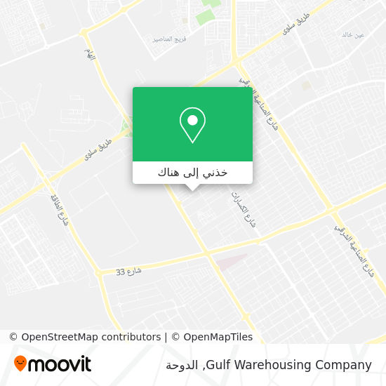 خريطة Gulf Warehousing Company