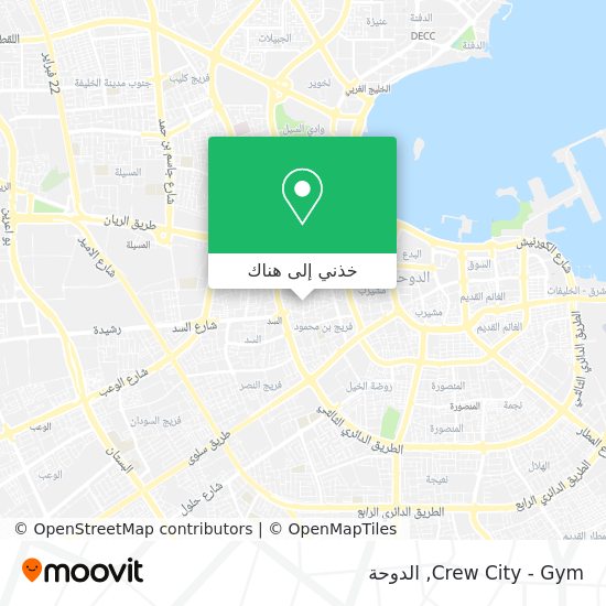 خريطة Crew City - Gym