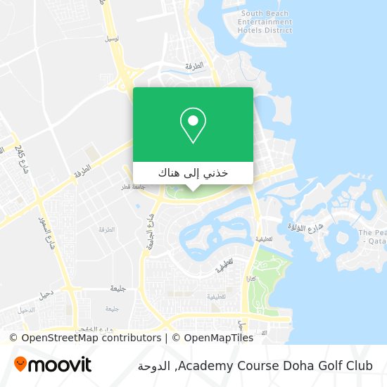 خريطة Academy Course Doha Golf Club