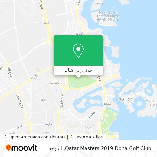 خريطة Qatar Masters 2019 Doha Golf Club