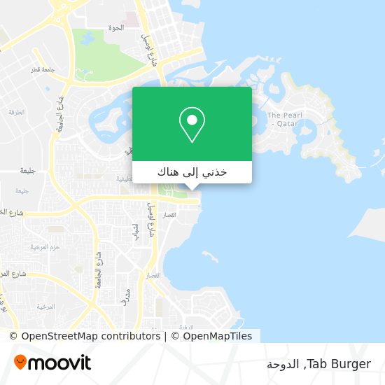 خريطة Tab Burger