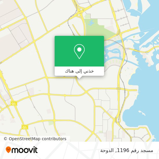 خريطة مسجد رقم 1196