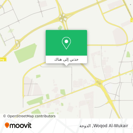 خريطة Woqod Al-Wukair