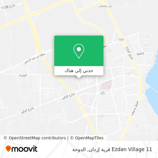 خريطة Ezdan Village 11 قرية إزدان