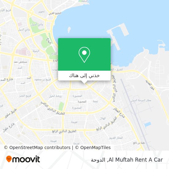 خريطة Al Muftah Rent A Car