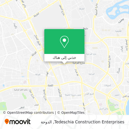 خريطة Tedeschia Construction Enterprises