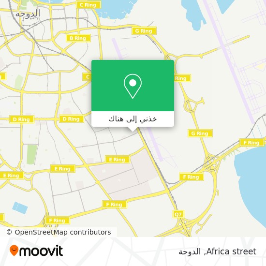 خريطة Africa street