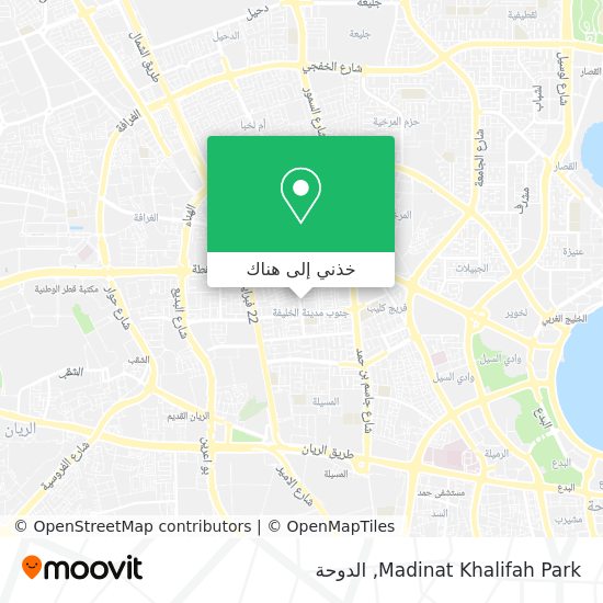 خريطة Madinat Khalifah Park