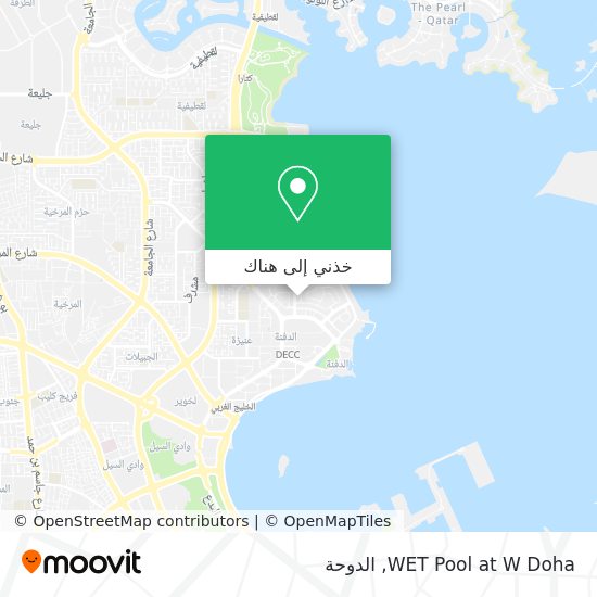 خريطة WET Pool at W Doha