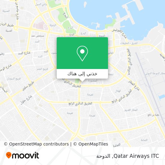 خريطة Qatar Airways ITC