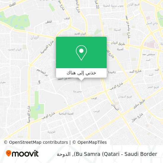 خريطة Bu Samra (Qatari - Saudi Border)