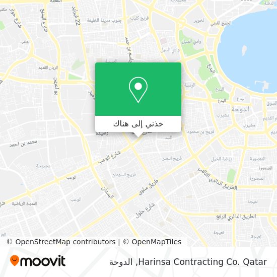 خريطة Harinsa Contracting Co. Qatar