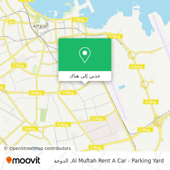 خريطة Al Muftah Rent A Car - Parking Yard