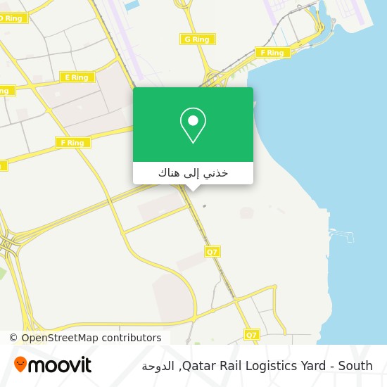 خريطة Qatar Rail Logistics Yard - South