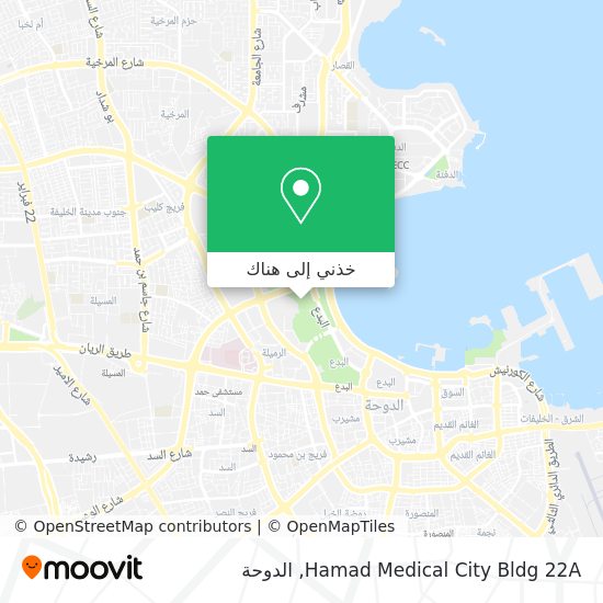 خريطة Hamad Medical City Bldg 22A