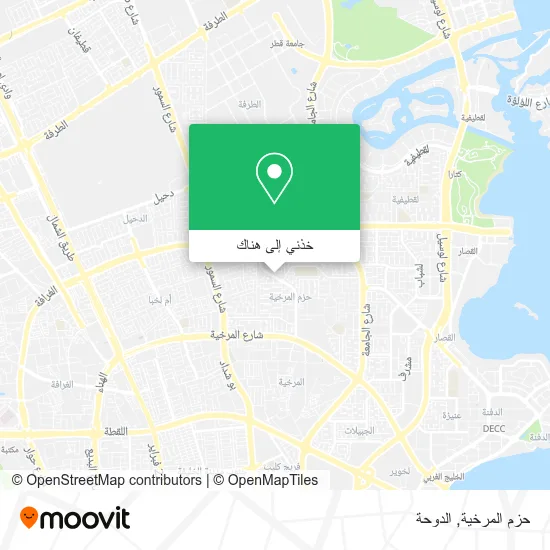 خريطة حزم المرخية