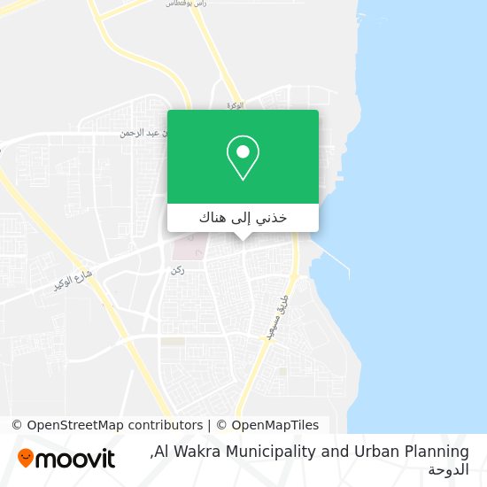 خريطة Al Wakra Municipality and Urban Planning