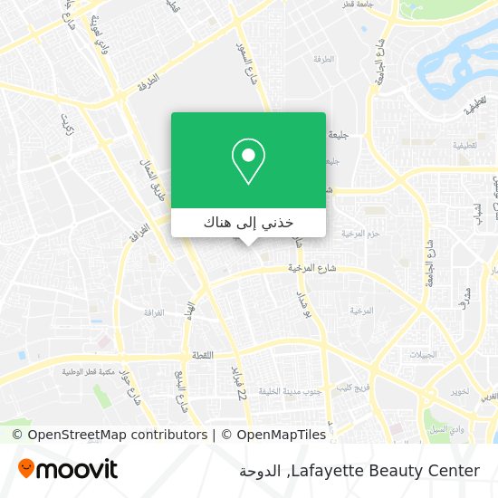 خريطة Lafayette Beauty Center