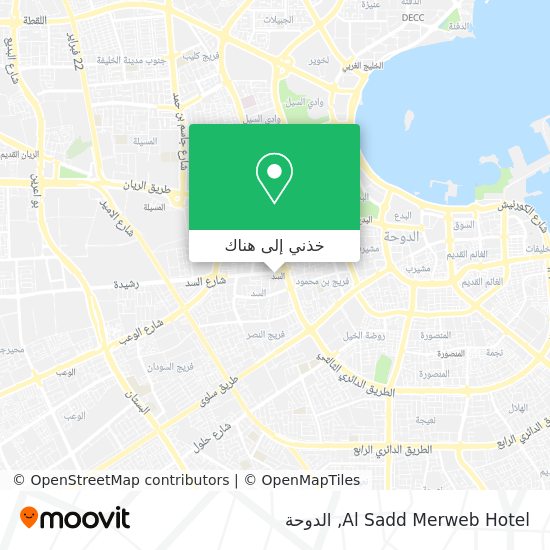خريطة Al Sadd Merweb Hotel