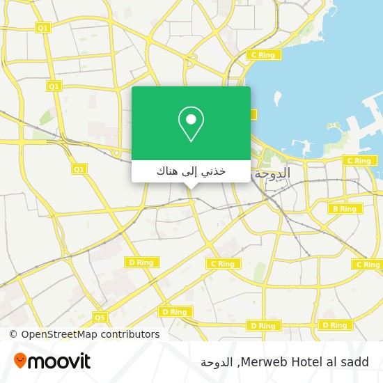 خريطة Merweb Hotel al sadd