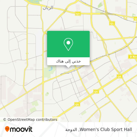 خريطة Women's Club Sport Hall