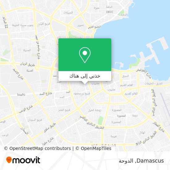 خريطة Damascus